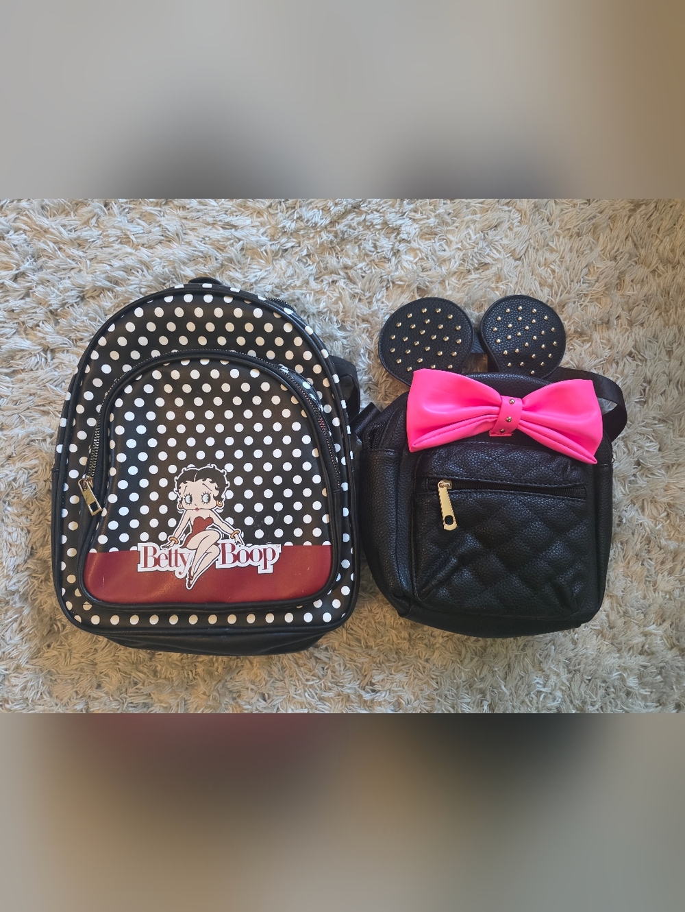 BETTY BOOP & Olivia Kate BACKPACK Lot